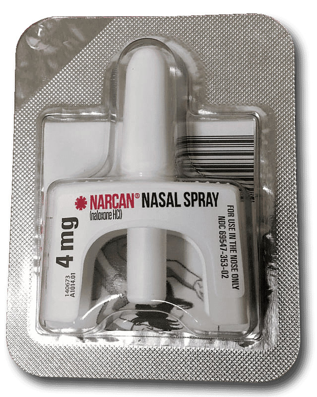 Narcan Nasal Spray 4MG CT2 AED USA